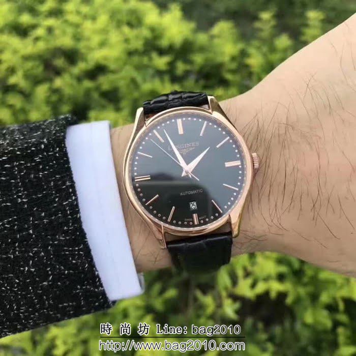 LONGINES浪琴 最新作品 精緻款男士腕表 WSS0492